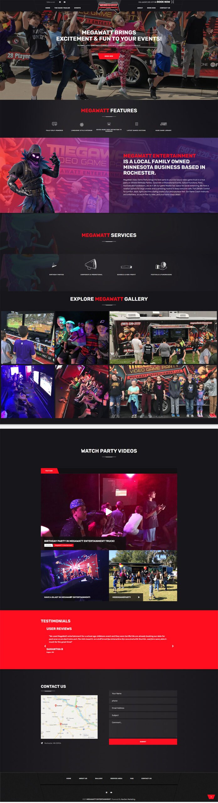 Homepage — Full Gaming Experience
